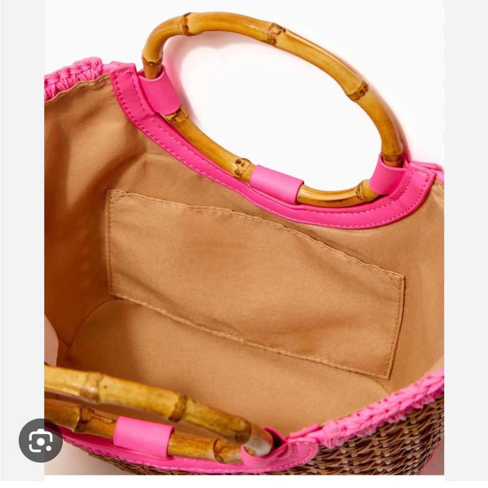 NWT Lilly Pulitzer Mini Grotto Cane Tote - Picture 4 of 10